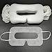 Universal Disposable VR Mask Cover 50/100 PCS Face Cover Mask for VR, VR Sanitary Mask, VR Cover, VR Eye Cover Mask, White (50 Pieces)