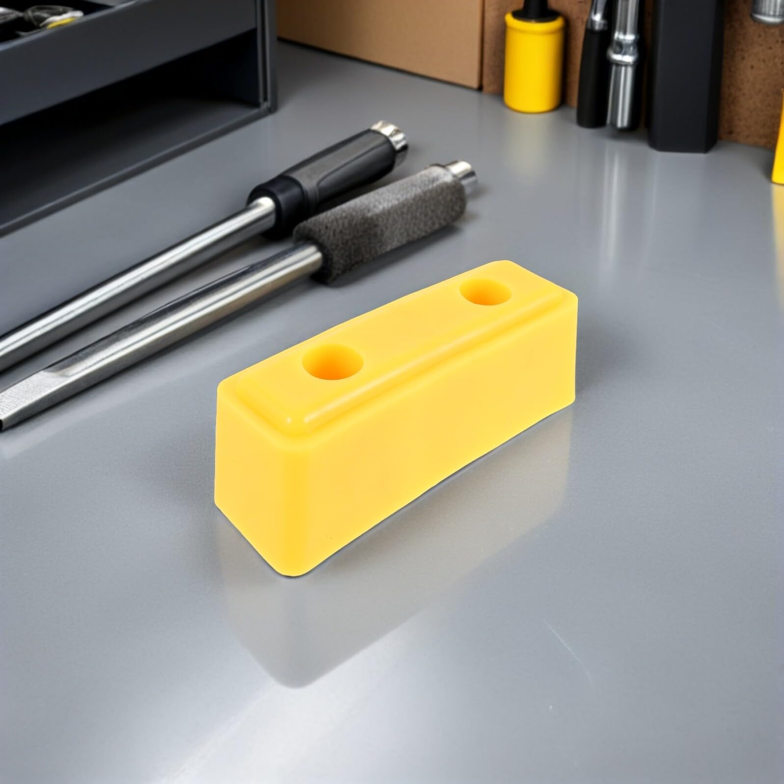 Pare-Chocs de Camion en Caoutchouc Jaune, Bloc Amortisseur 120 Mm