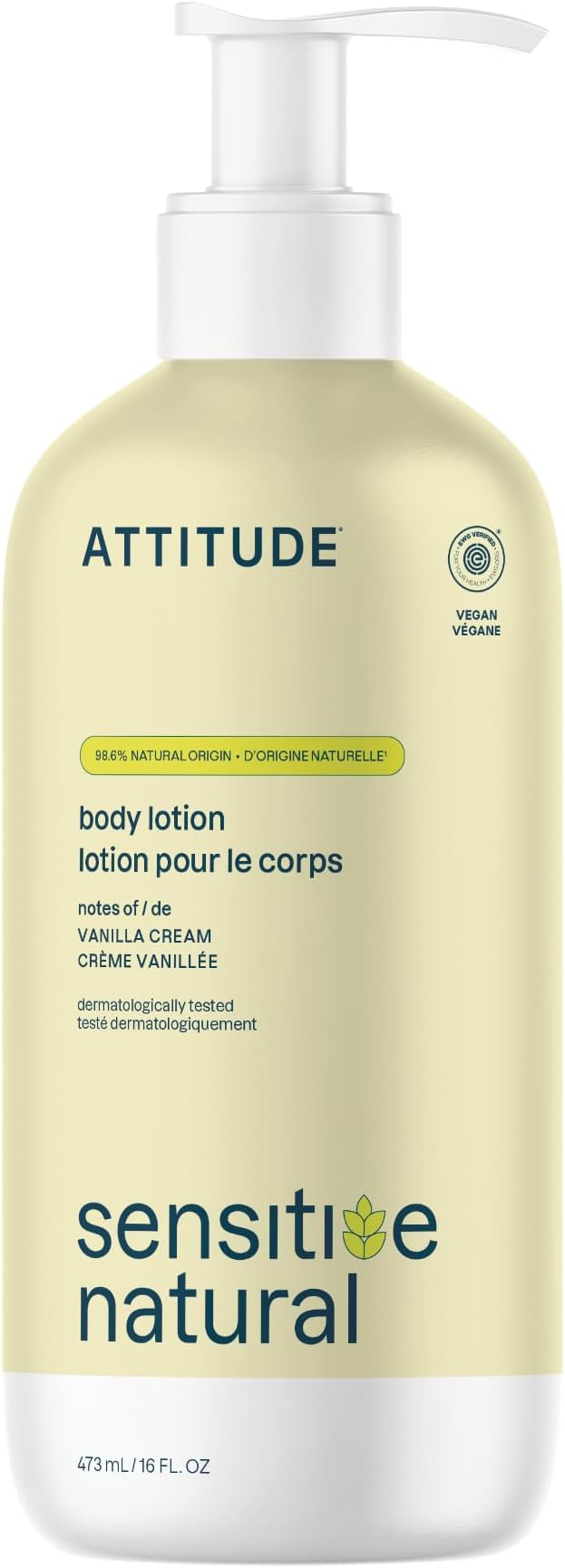 (Argan Oil) - Moisturising Body Lotion for Dry & Sensitive Skin, EWG Verified, Dermatologist-tested & Hypoallergenic, Vegan & Cruelty-free Body Moisturiser, Argan Oil, 473ml