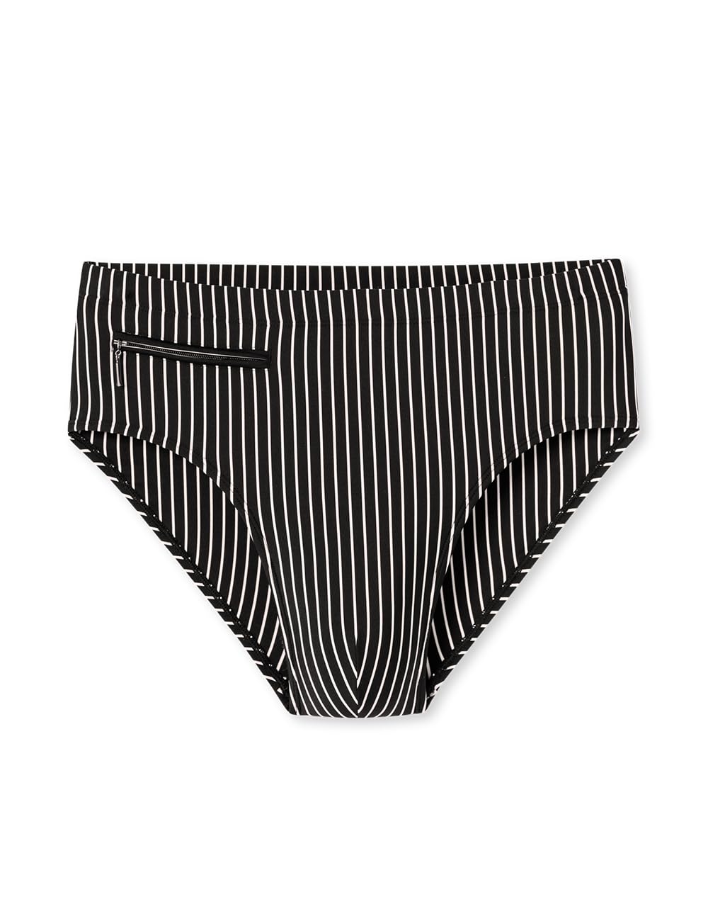 Schiesser Herren Schiesser Herren Badehose Slip mit Reißverschlusstasche Enganliegend Single Jersey - Aqua Badehose