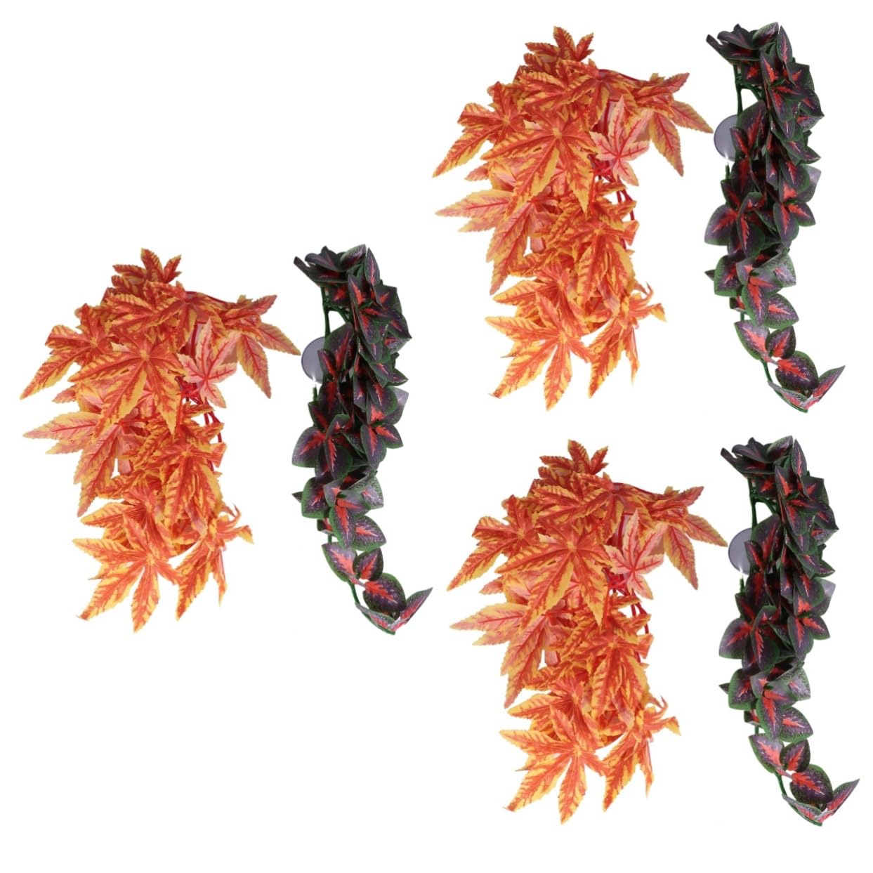 DOITOOL 6piezas Planta Acuática Artificial Decoración para Acuarios y Peceras Simulación Realista De Acuática Fácil De Limpiar y Adecuada para Agua Dulce y Salada