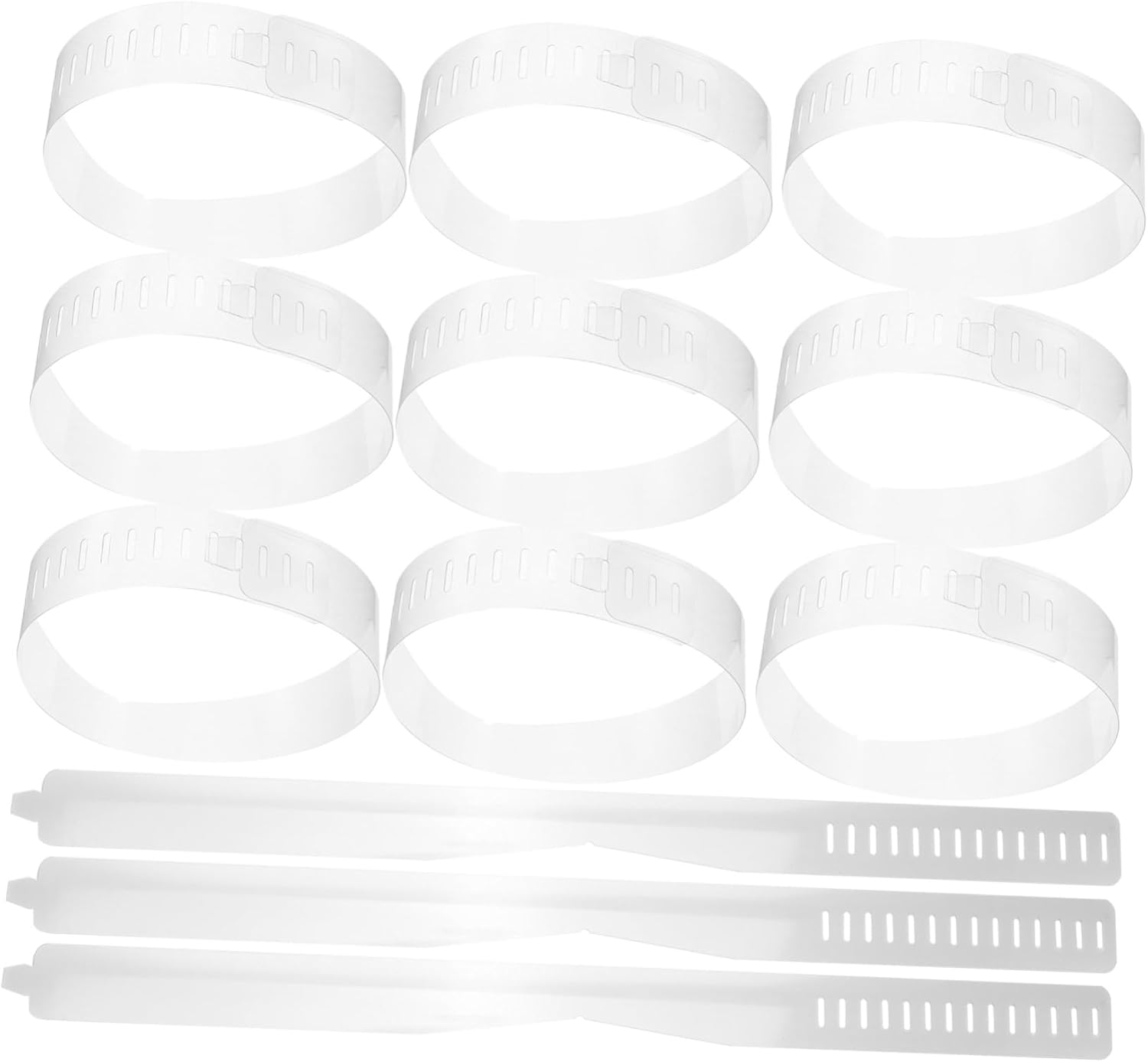 100pcs Plastic Collar Support Stays for Shirts Collar Fixing Inserts for Men Women for Dress Shirts Flexible and
