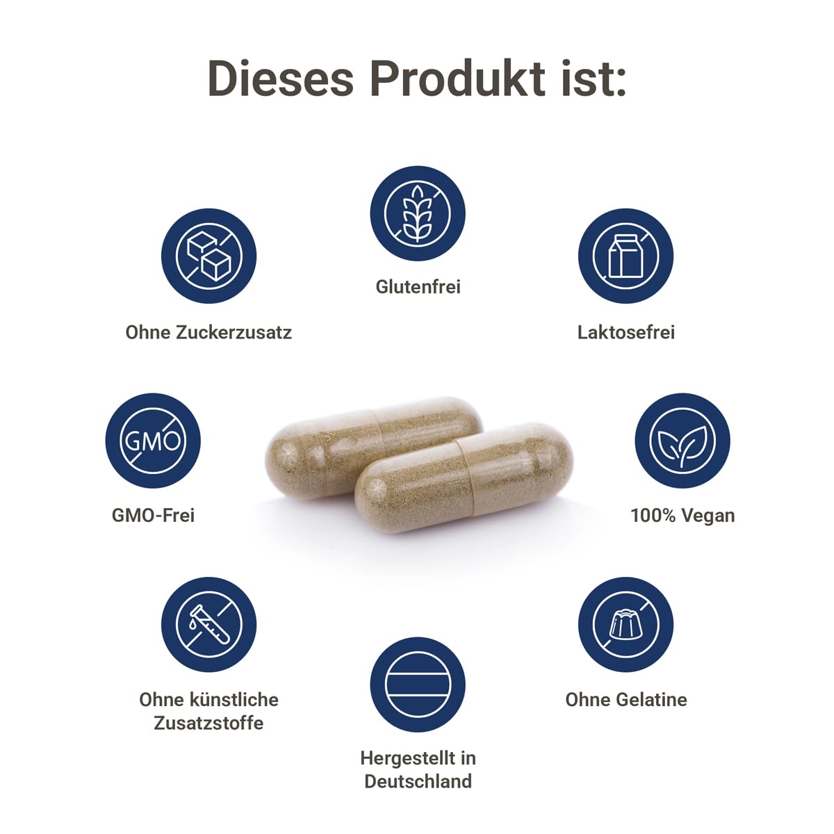 Männer Kapseln hochdosiert – L-Arginin Maca Ginseng Zink – vegan | Mit L-Arginin, Maca & Ginseng für männliche Stärke – Zink, Selen, Folsäure & Vitamin D3 – vegan, laborgeprüft – 60 Kapseln