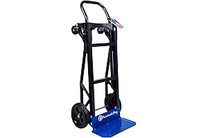 400 lb Capacity Ultra Lightweight Super Strong Nylon Convertible Hand Truck & Dolly