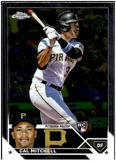 CAL MITCHELL RC 2023 Topps Chrome #108 ROOKIE NM+-MT+ MLB Baseball Pirates