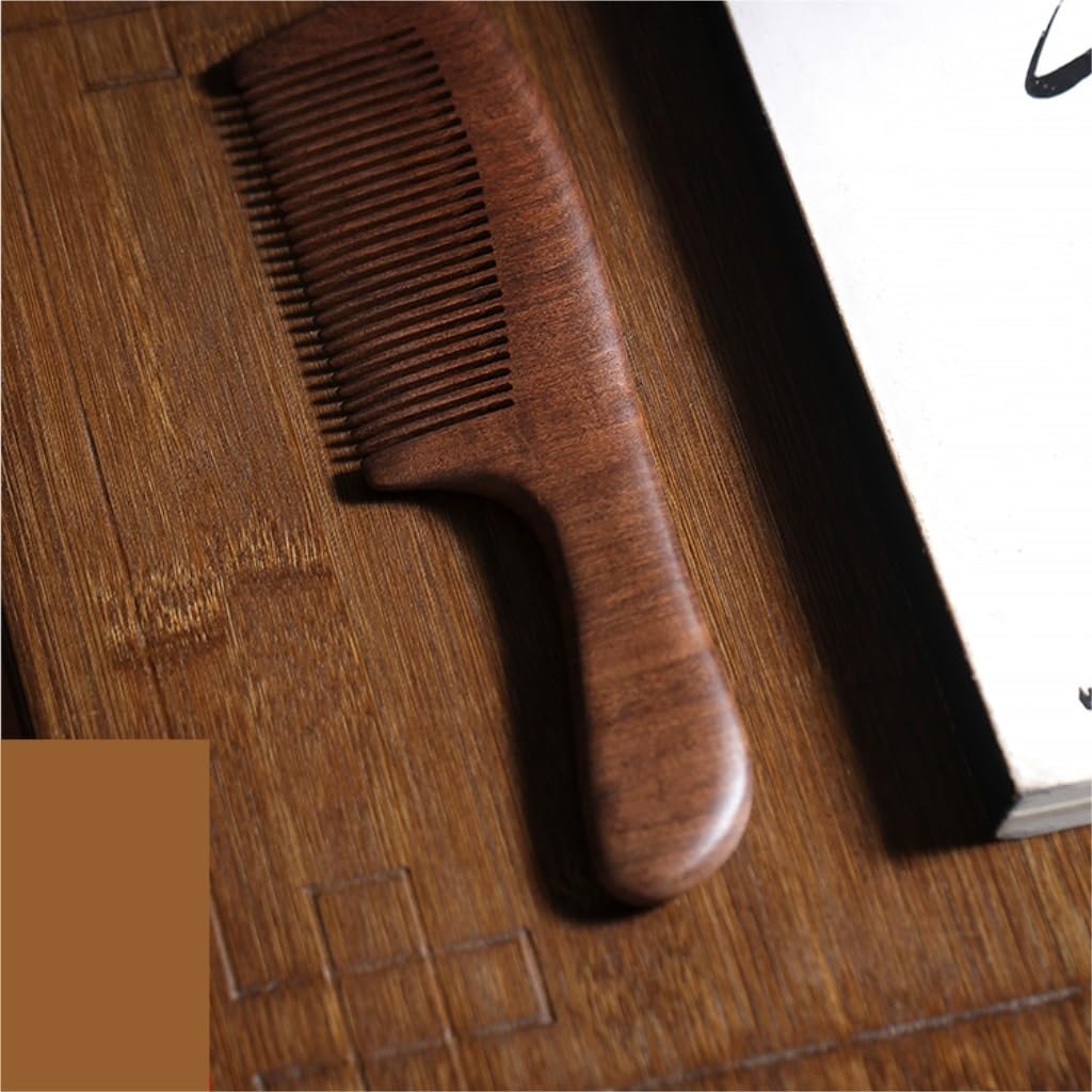 Peine Para Peinar Peine de pelo largo Simple moderno peine de pelo rizado de madera maciza peine de ducha de baño con diseño de mango Peine Para El Cabello