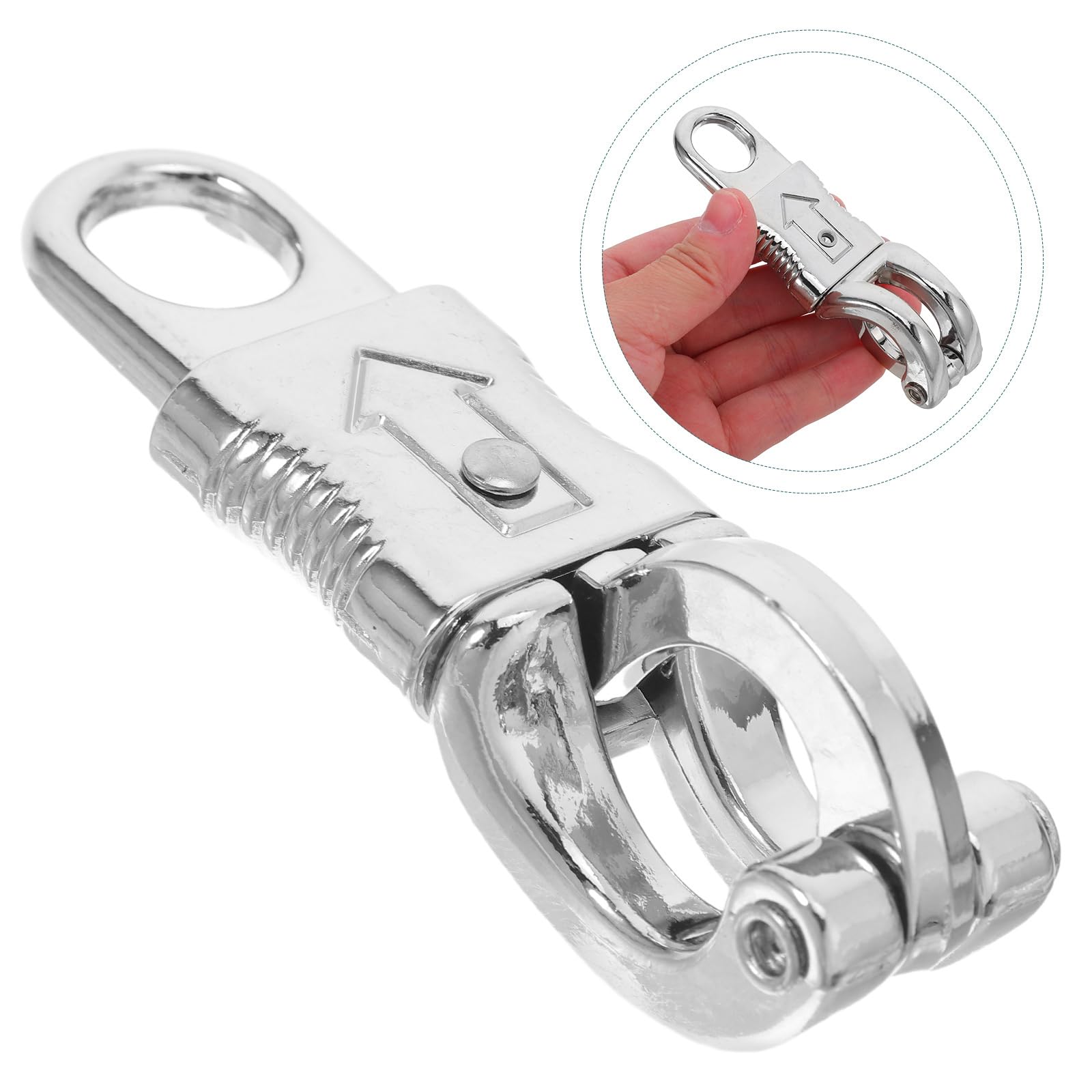 SOLUSTRE Clips De Liberación De Cuerda De Aleación De Zinc Para Equipamiento Ecuestre Ganchos De Cuerda Para Carreras De Caballos Entrenamiento Y Actividades Al Aire Libre 2 Uds