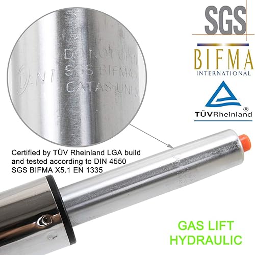 Miniatura 5 de Duhome 410 Taburete giratorio de altura ajustable para clínica médica tatuaje spa salón con ruedas negro