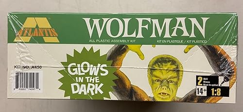Miniatura 4 de Wolfman Glow-in-the-Dark Edition 18 Kit de modelo de plástico a escala 18