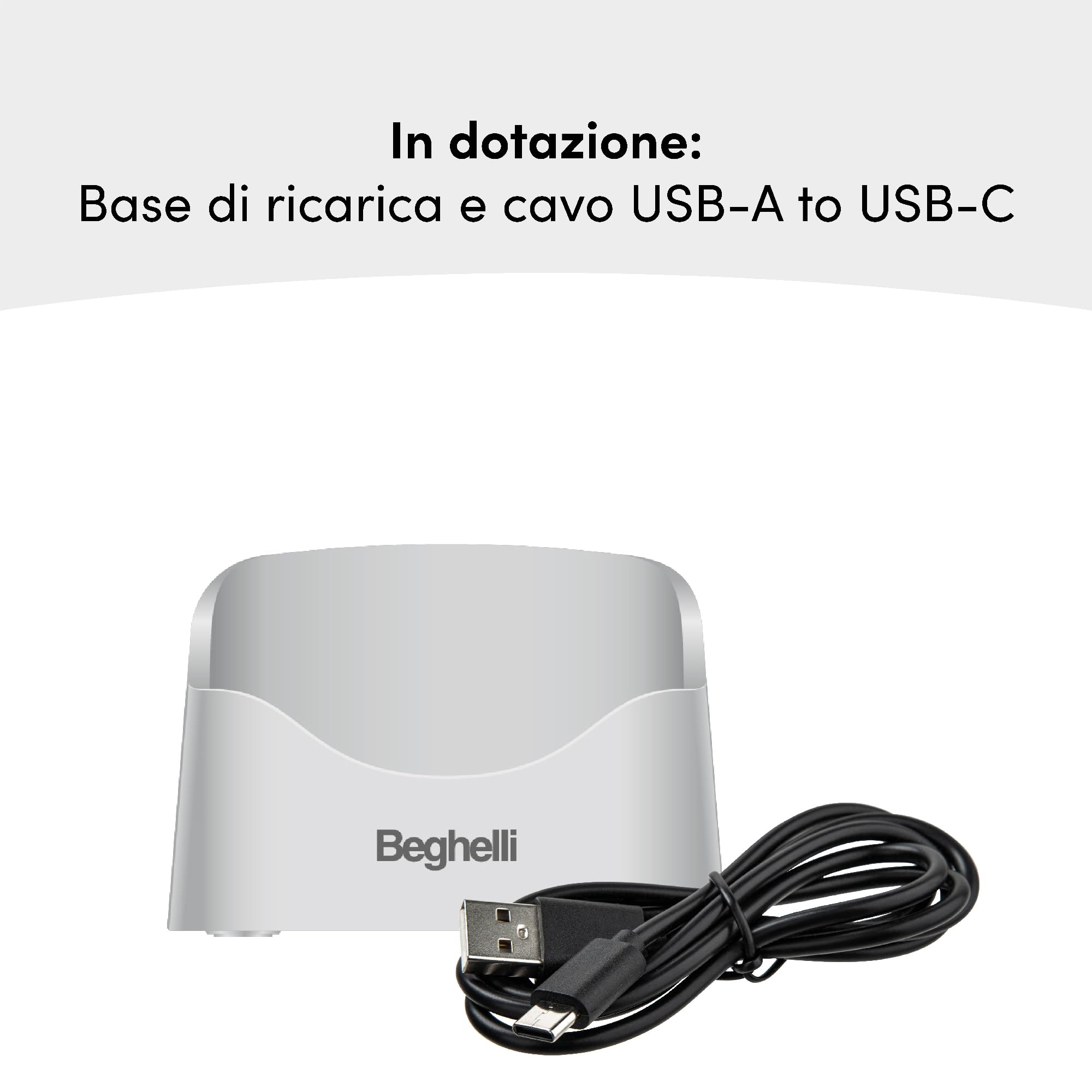 Beghelli Telefono Salvavita per Anziani, Salvalavita Phone SLV30N-GPS Plus Ecodesign - Telefono Tasti Grandi e Pulsante di Emergenza SOS, Sistema di Allarme, per Anziani e Disabili, GPS/Wi-Fi (Grigio)