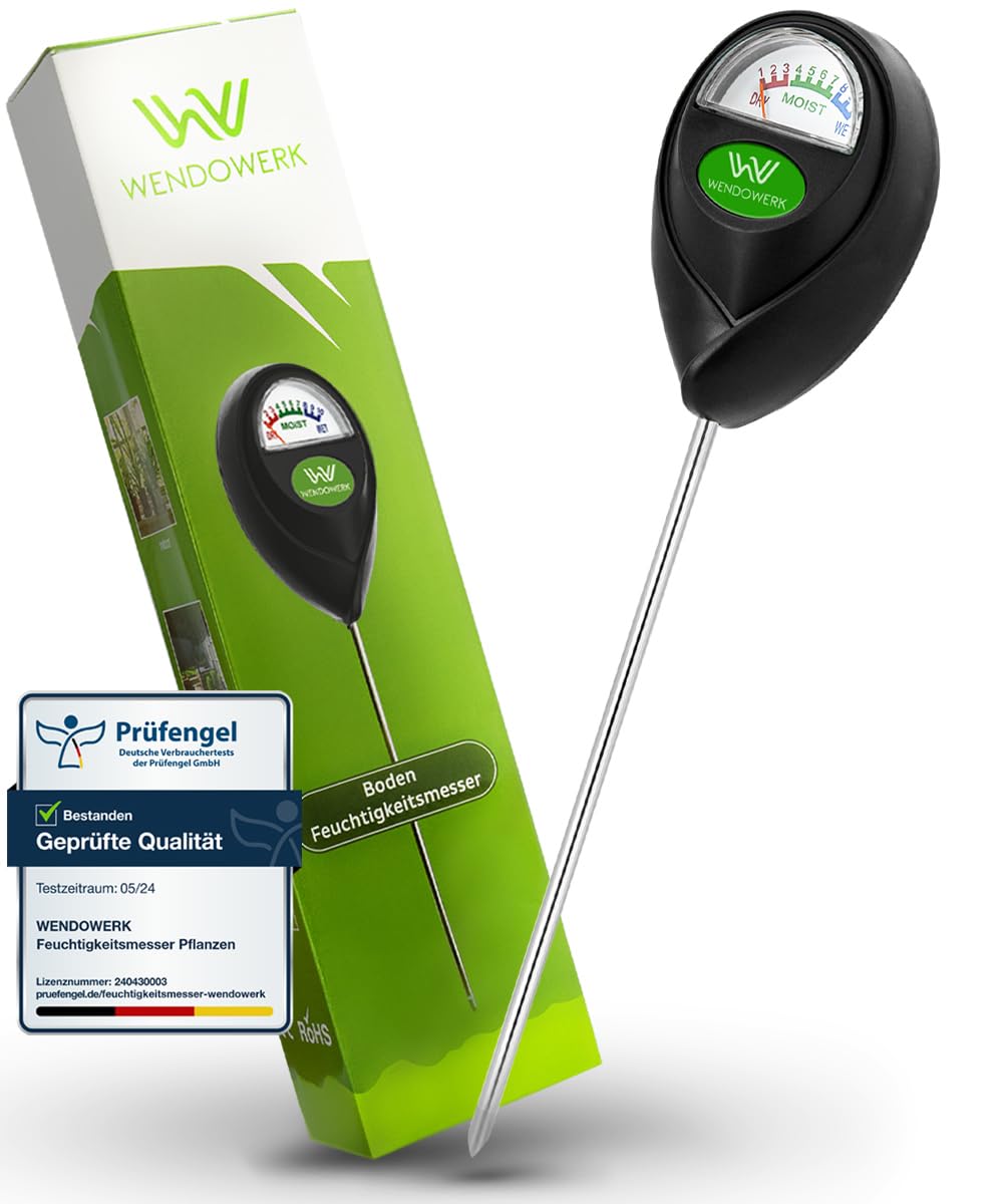 Wendowerk Soil Moisture Meter for Plants - [Green/Black] - Batteries Not Included - Enhanced Humidity Meter Facilities [2020] - Premium Soil Tester-picture-22