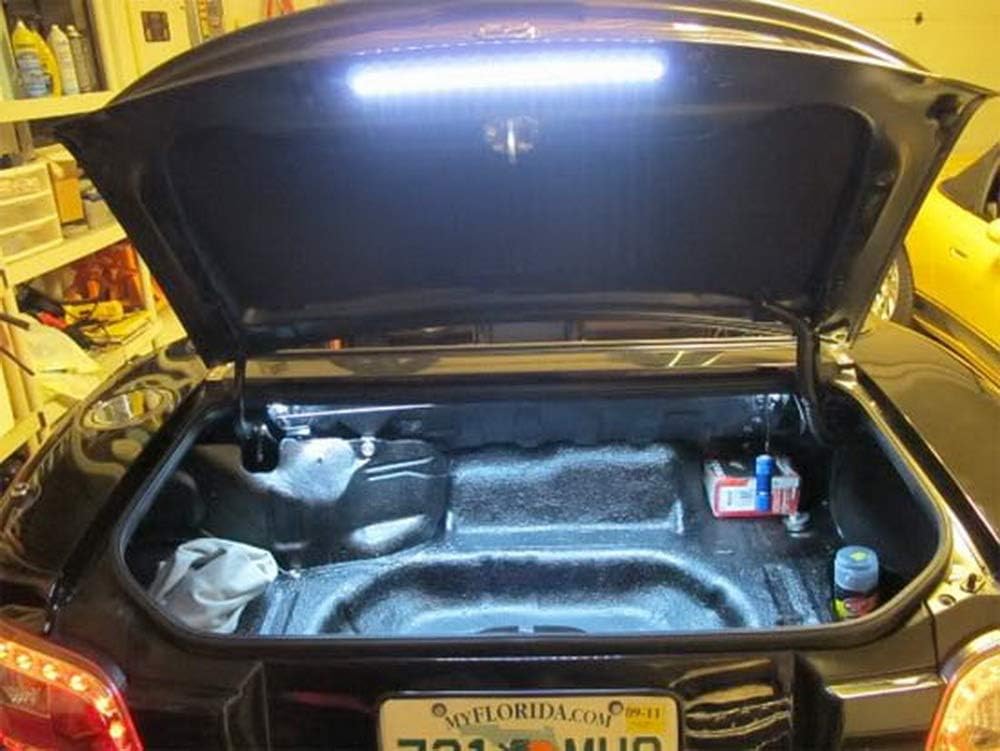 Buy Ijdmtoy 18-Smd-5050 Led Strip Light Compatible With Car Trunk Cargo Area Or Interior Illumination, Xenon White Online In Italy. B009K6Iw00