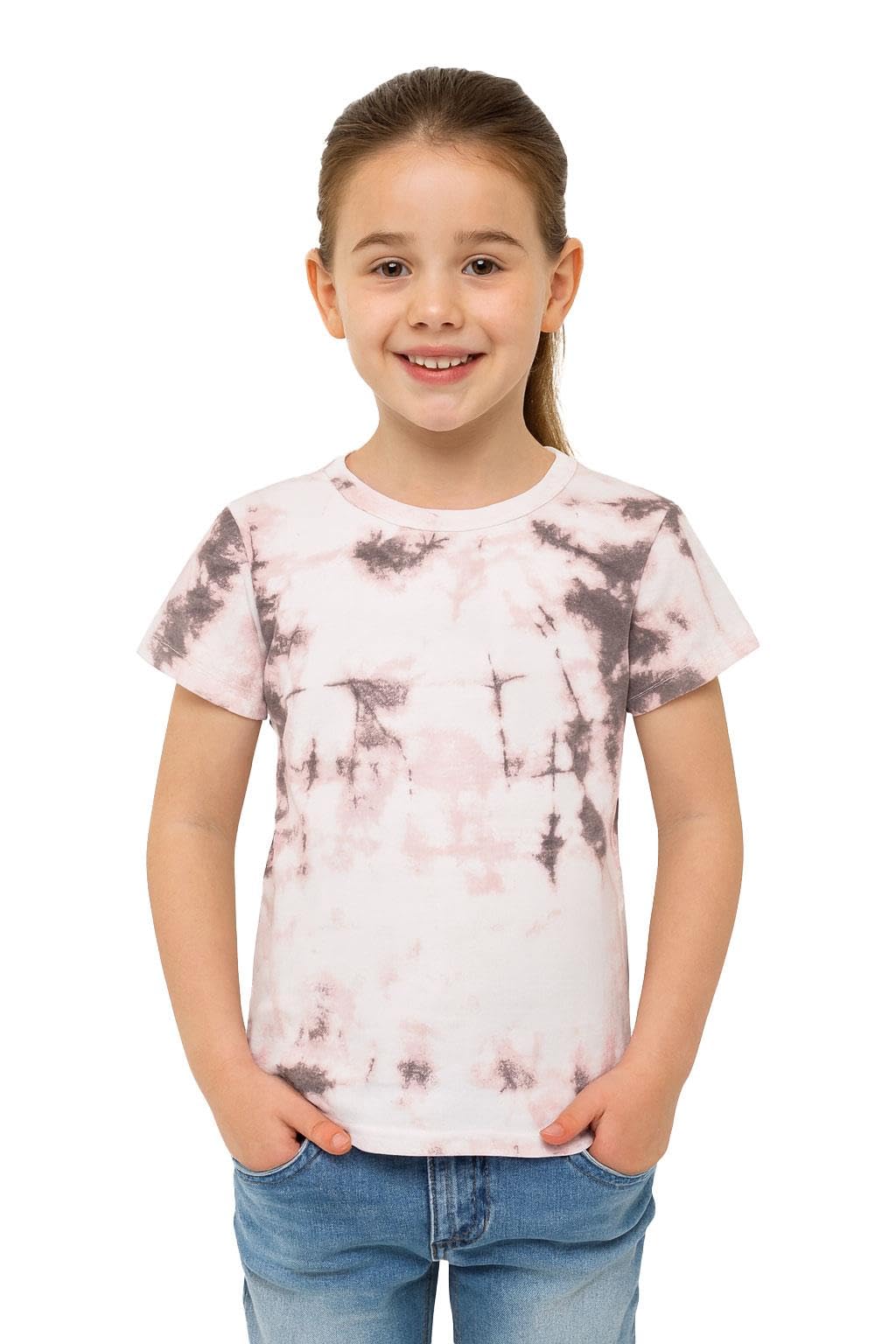 A2Z 4 Kids Tie Dye 250 T Shirt Rust 9-10
