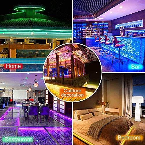 XUNATA 3m Neon LED Streifen Warmweiß, 220V 2835 120leds/m IP65 Wasserdichte, Diffusion Flex LED Schlauch für Heim DIY Festival Dekoration
