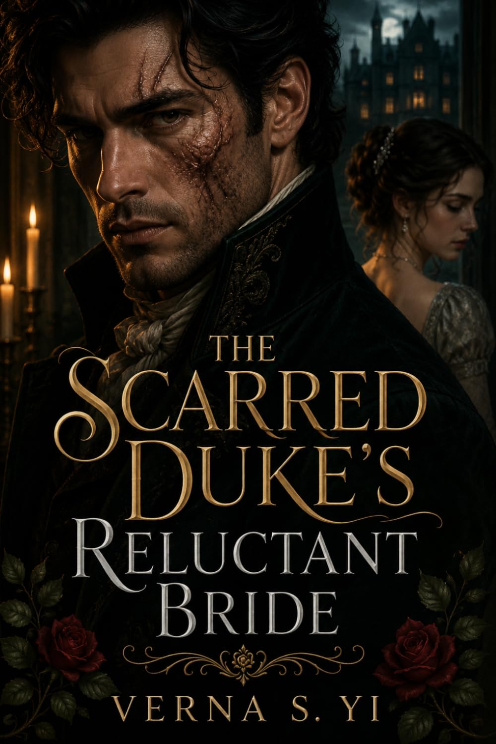 The Scarred Duke’s Reluctant Bride: A Historical Regency Romance Novel ( Gothic lords of Thornwick book 1)