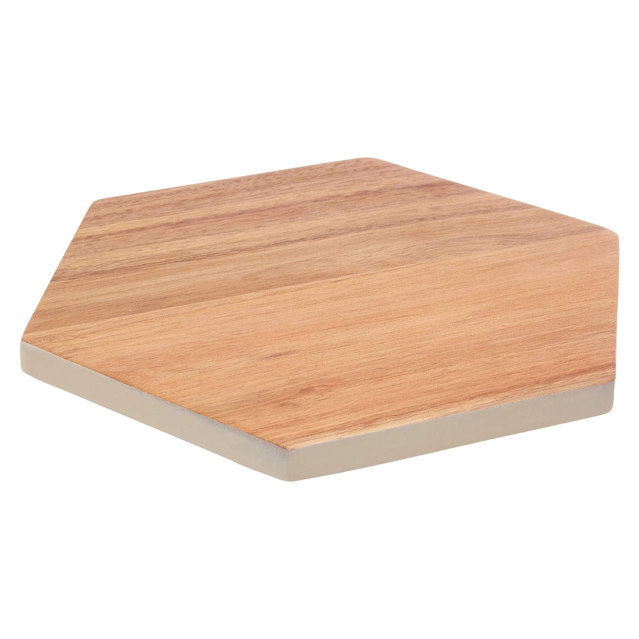 Orsina Socorro Hexagonal White Edge Chopping Board from B&Q