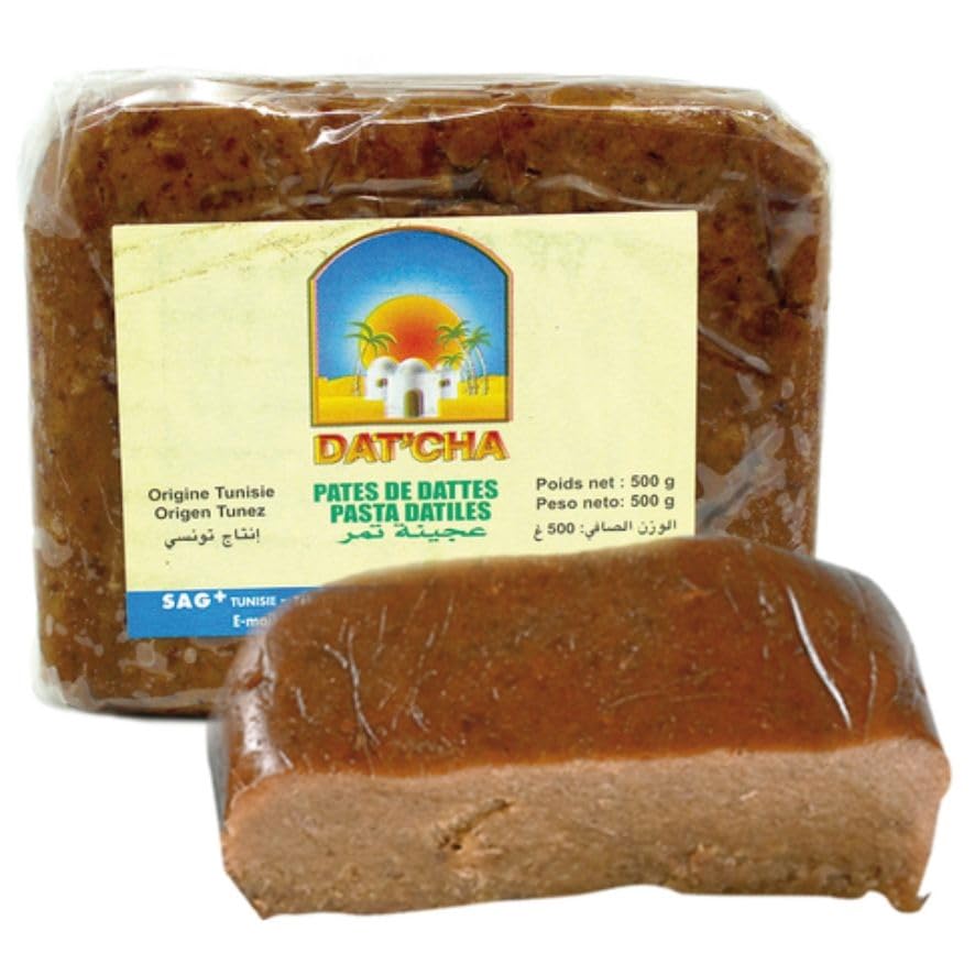 Datcha Pasta de Dátiles Natural 500g | Endulzante 100% Dátiles, Sin Azúcares Añadidos | Sustituto Saludable Azúcar, Rico en Fibra y Antioxidantes | Ideal Repostería Keto, Bebidas y Untables