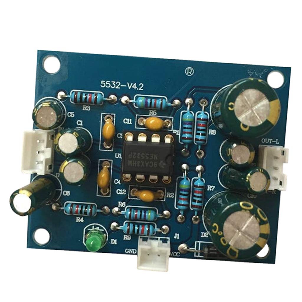Club Bollywood®5532 Digital Power Preamplifier Board High-Fidelity Low-Noise OP Amp Board 12V-35V | TV Video & Home Audio |1 Piece Pre-Amplifier Board-image-45