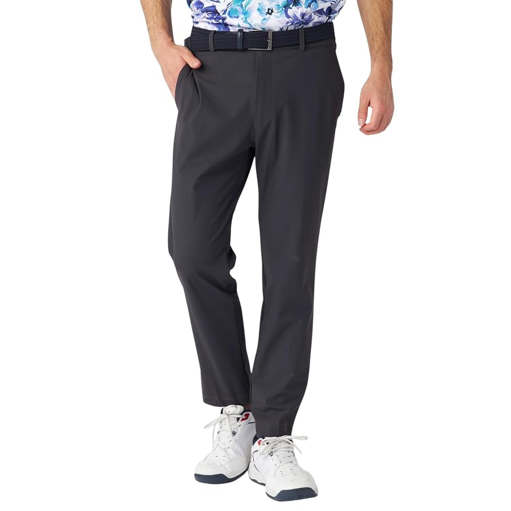 サイズ：86 FILA GOLF フィラゴルフ  ストレッチパンツ ストライプ柄 ブラック系 [240101499981] ゴルフウェア メンズ ストスト サイズ：86 FILA GOLF フィラゴルフ ストレッチパンツ
