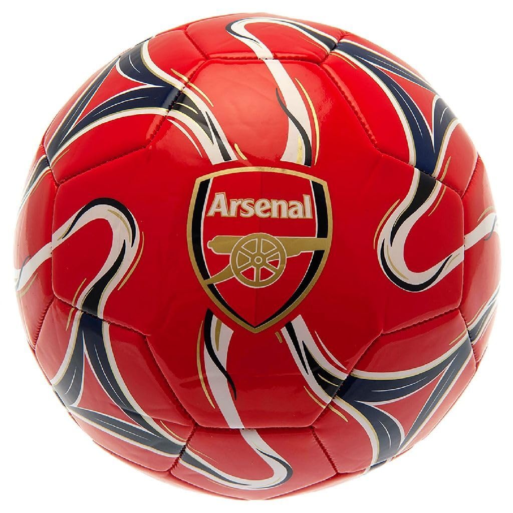 Hy-Pro Arsenal 26 - Pallone cosmo, misura 5, colore: Rosso