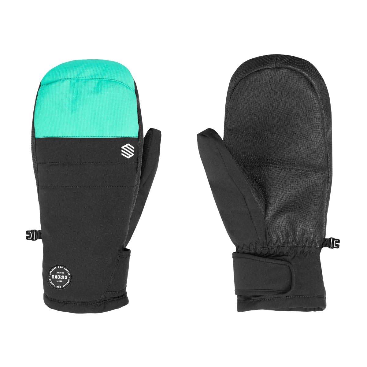 SIROKO - Manoplas de Nieve PITZTAL Turquoise - M - Negro/Turquesa