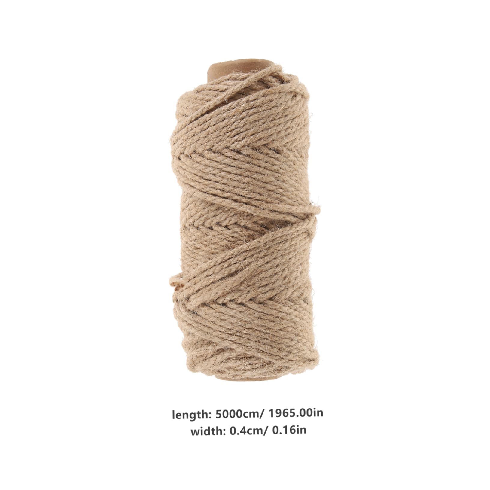 BESPORTBLE 4mm Beige Sisal Cat Scratching Rope, Natural Jute Replacement Rope for Cat Trees and Scratching Posts - Image 2