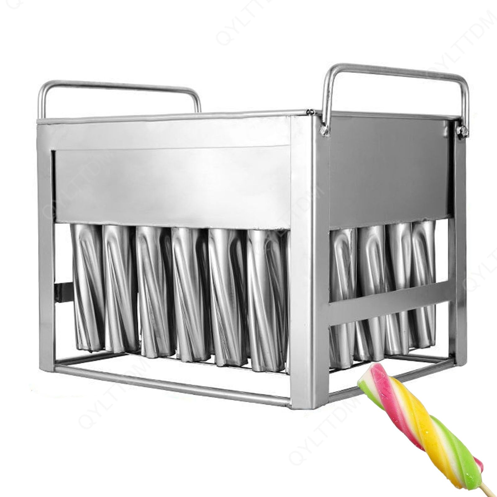 KJZQXYX Commercial Popsicle Moulds, Stainless Steel Ice Lolly Moulds,Reusable Popsicle Mould, DIY Ice Cream Mould Maker,for Homemade Popsicles