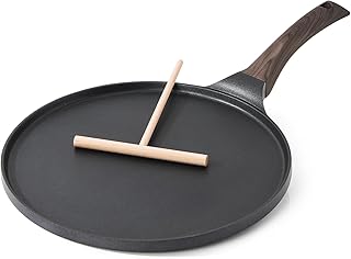 SENSARTE Nonstick Crepe Pan, Swiss Granite Coating Dosa Pan Pancake Flat...