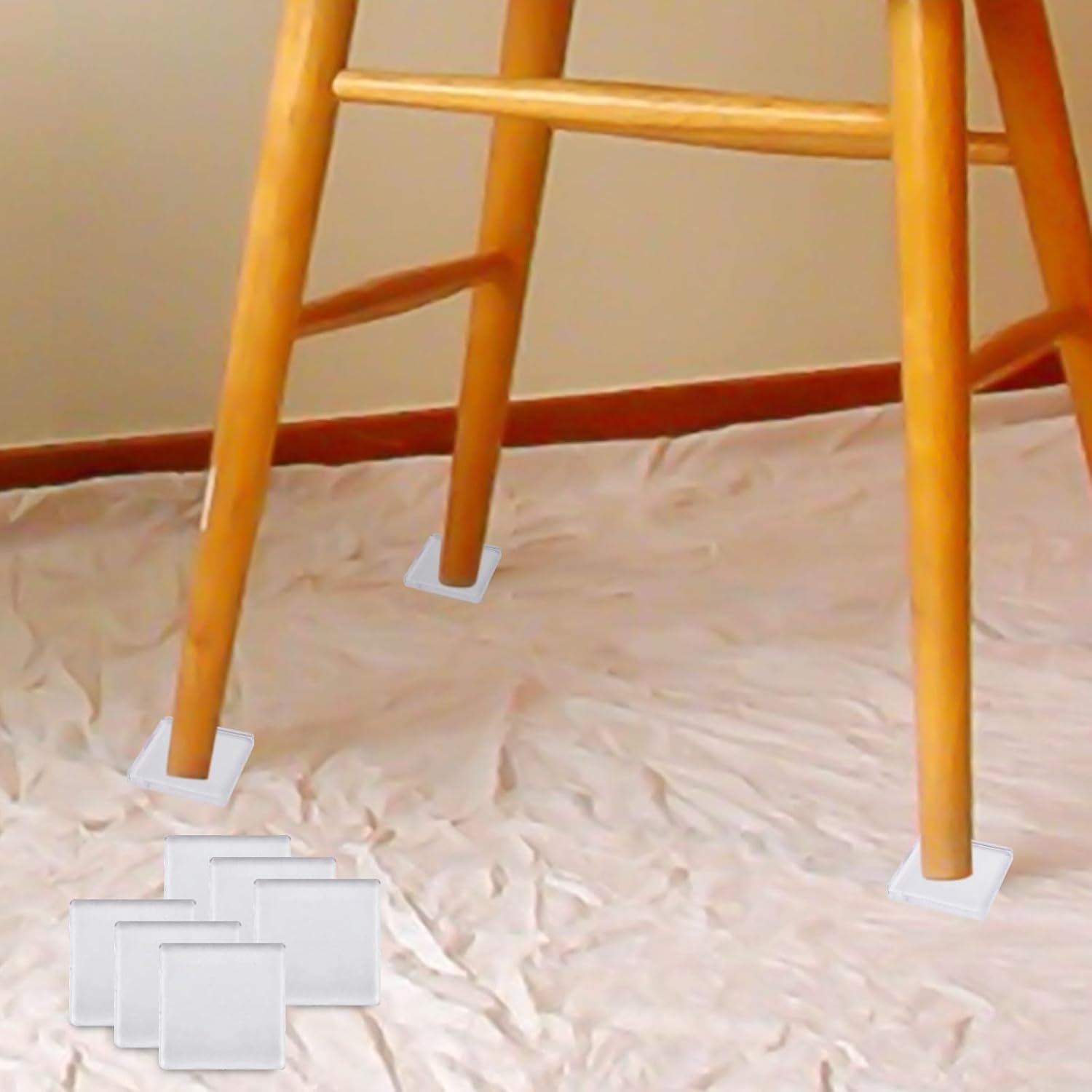 Silicone Non Slip Mats 6pcs Anti Vibration Pads Washing Machines Bathroom Use Shockproof Washable Pads To Prevent Slipping Surfaces