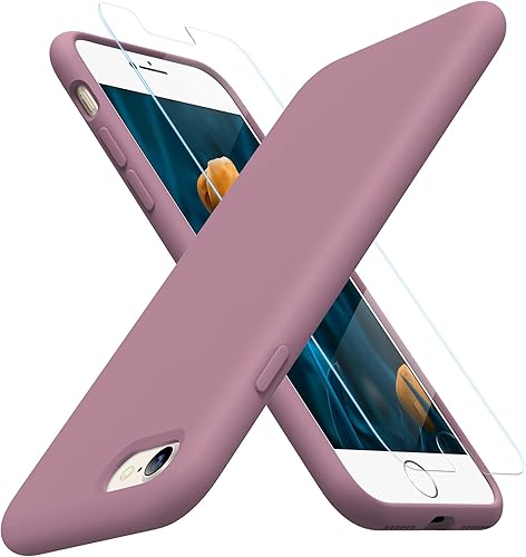 Miniatura 155 de Miracase - Funda diseñada para iPhone 11 con protector de pantalla, funda de goma de silicona líquida, protección total contra caídas y a prueba