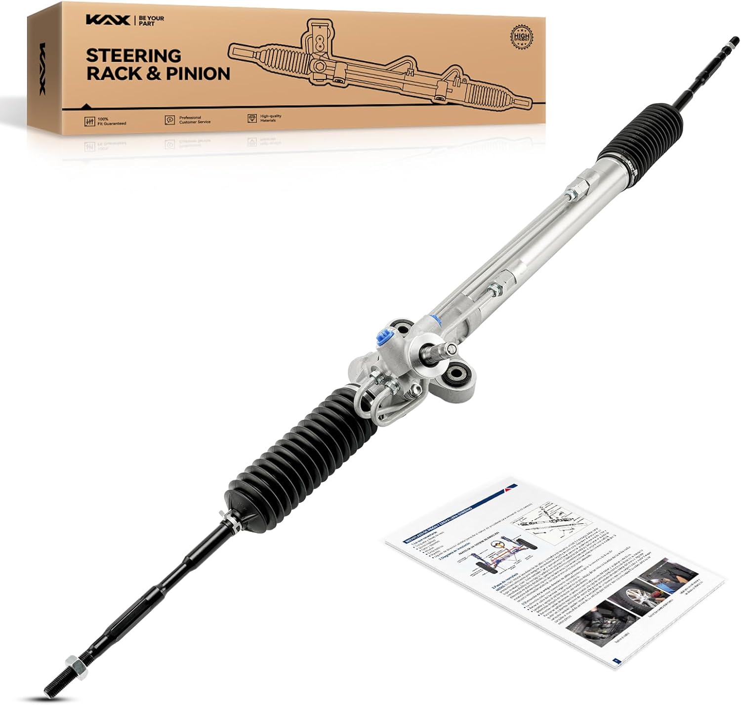 KAX Hydraulic Power Steering Rack and Pinion Compatible with Honda Odyssey 2011 2012 2013 2014 2015 2016 2017 All Models Replace - 262762