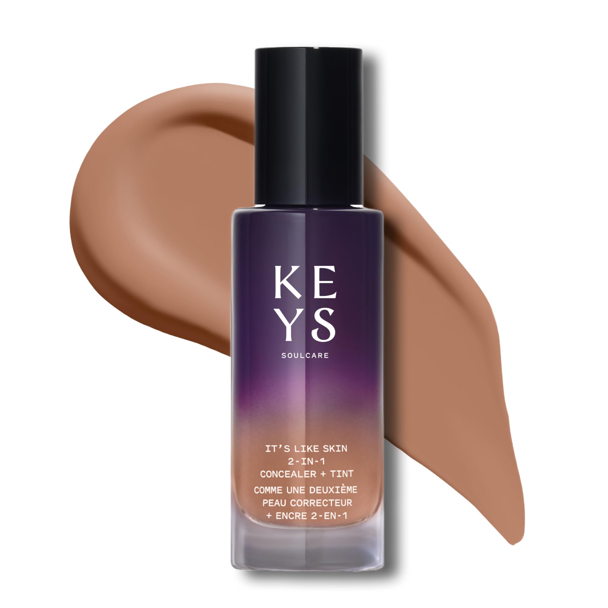 Keys Soulcare Its Like Skin 2-In-1 Concealer Tint Buildable Light-to-Medium Coverage Brightens Blurs with Niacinamide Squalane for Radiant