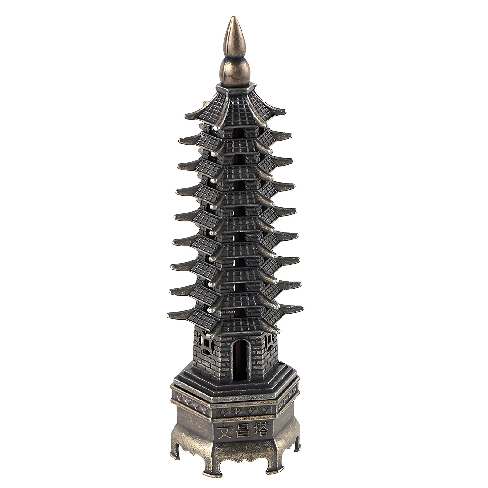our fave Decorative Pagoda Design Metal Incenses Holder Burners Hollow Censers for Fragrances Diffusions and Meditations Space Antique Incenses Holder
