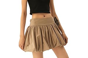 Women Y2k Bubble Mini Skirt