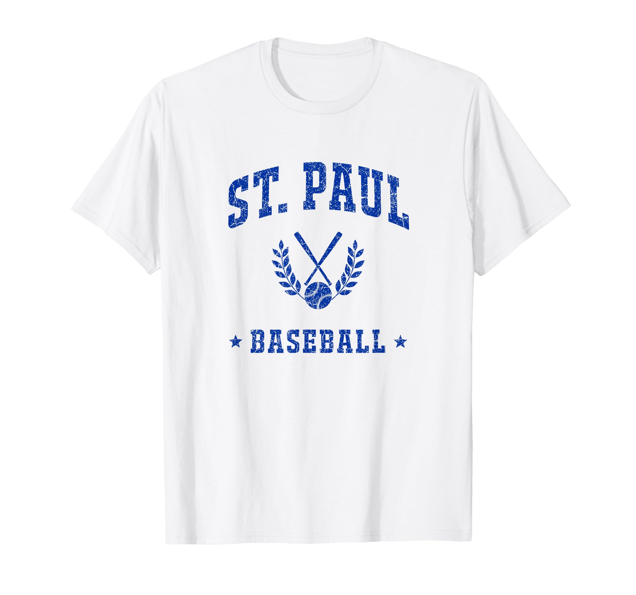 St Paul Baseball Vintage Gameday Retro Baseball Lover T-Shirt