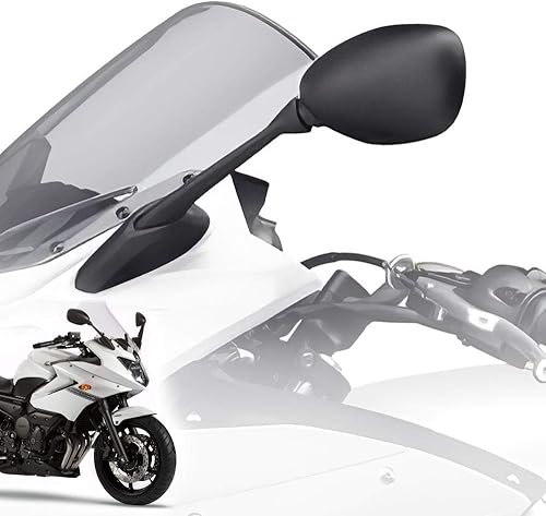 KiWAV Espejo de repuesto OEM FY357 compatible para Yamaha XJ6 Diversion 2010 mano izquierda