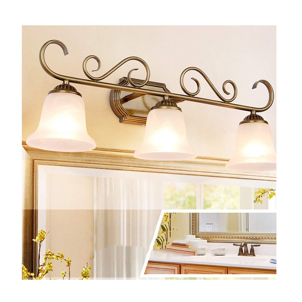 Badspiegellampen Led Spiegelfrontleuchte Schlafzimmer Badezimmer Feuchtigkeitsgeschützte Spiegelschrankleuchte Schminktisch Spiegellampe Wandbeleuchtung/3 Light Source