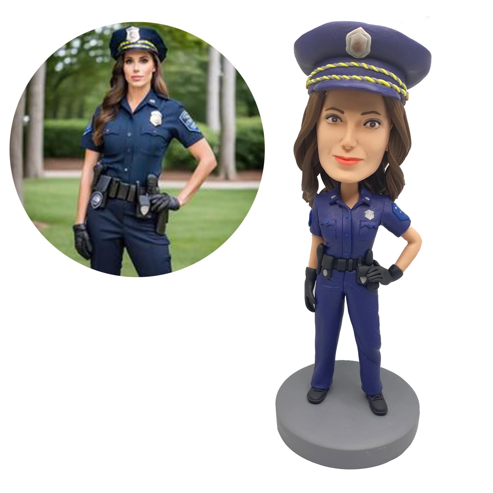 Echobuger Girls Multicolor Custom Bobblehead - Personalized Bobble Head Figurine - Unique Custom Gifts For Any Occasion - Funko Pop, Action Figures, Car Dashboard Bobbleheads