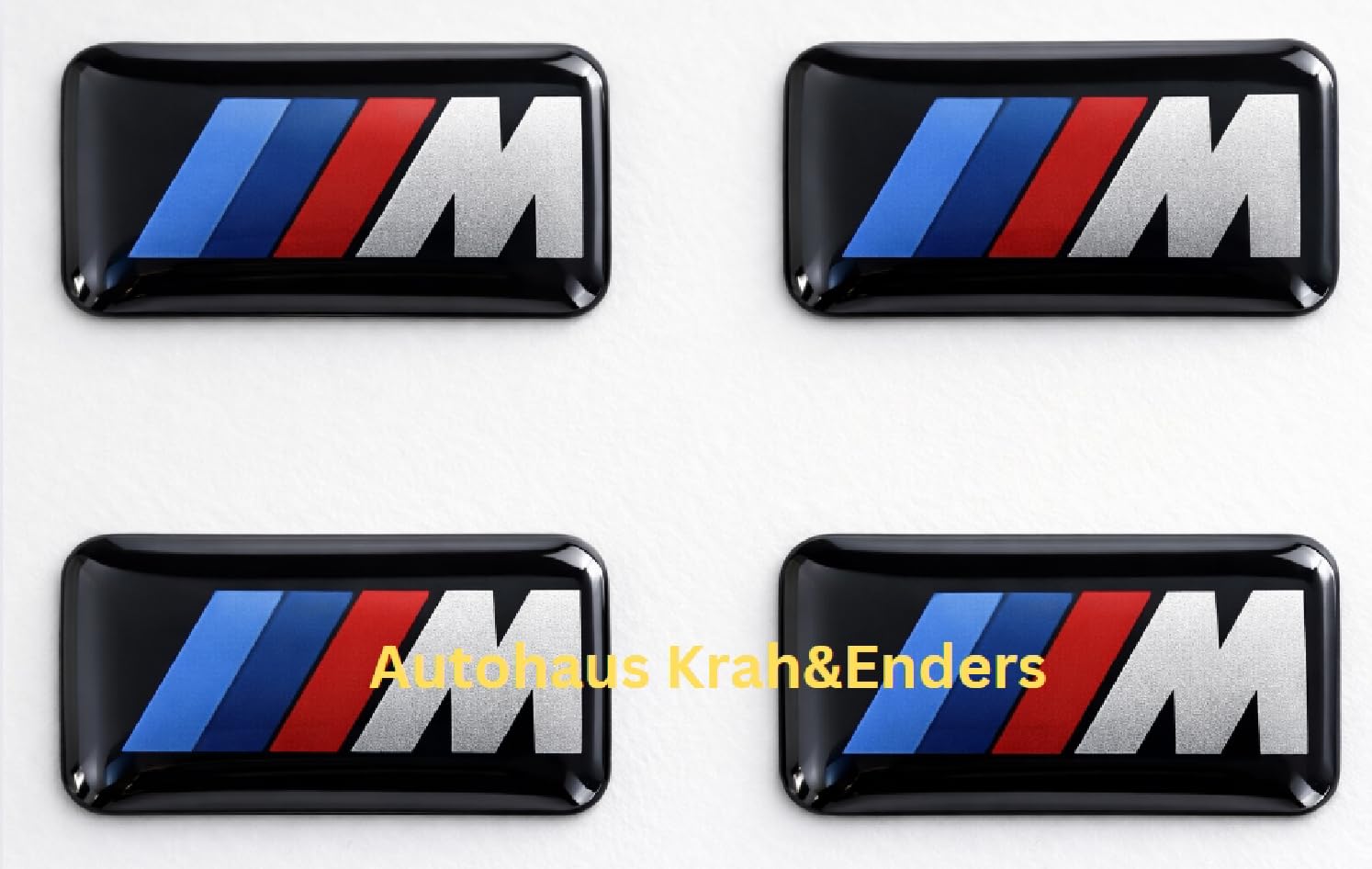 BMW 4X Emblem Plakette Aufkleber M-Zeichen Alufelgen Sticker Aufkleber M Perfomance