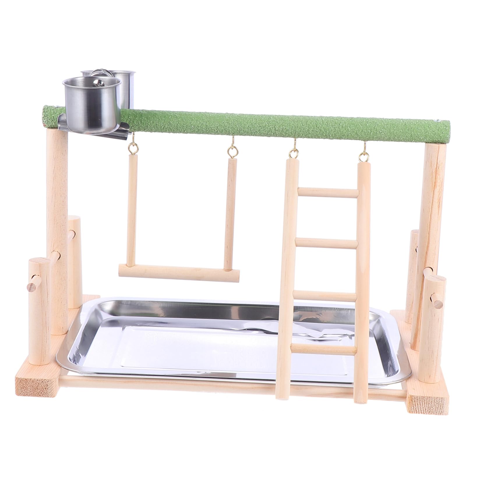 Toddmomy Plataforma De Juguetes para Pájaros Escalera De Madera para Pájaros Juguete para Hacer Ejercicio