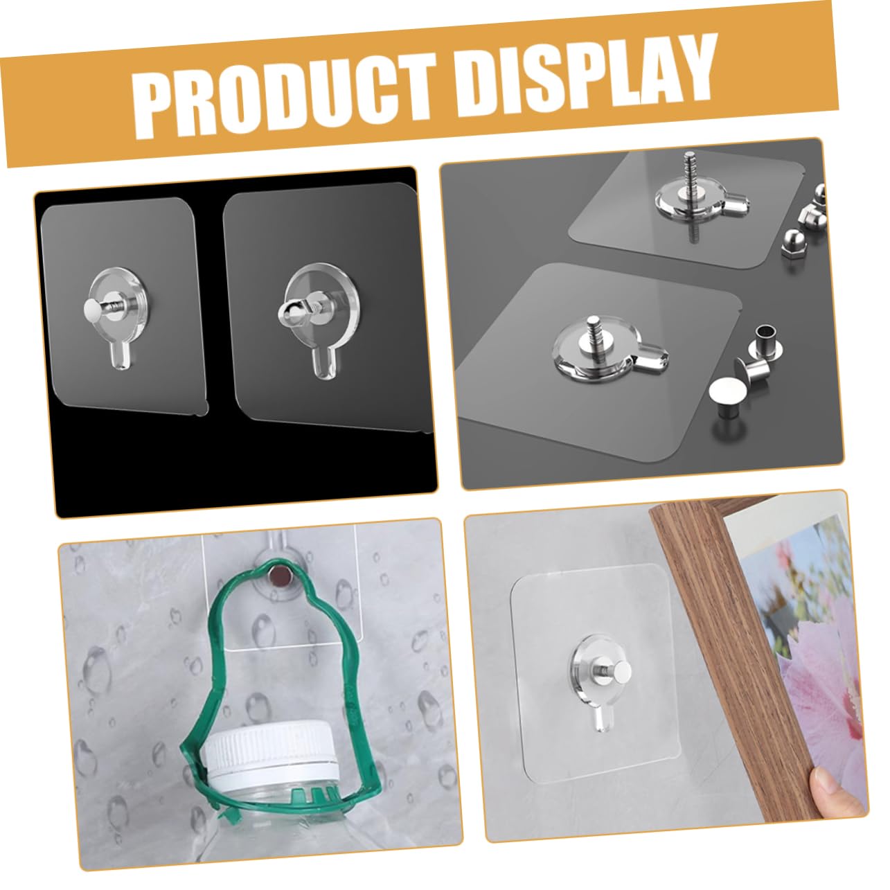 STOBOK 150 Piezas Soporte Para Colgar Cuadros Perchas Adhesivas Para Paredes Colgador Adhesivo Para Cuadros Colgadores De Pared Pequeños Ganchos Adhesivos Sin Daños Colgadores De Cuadros