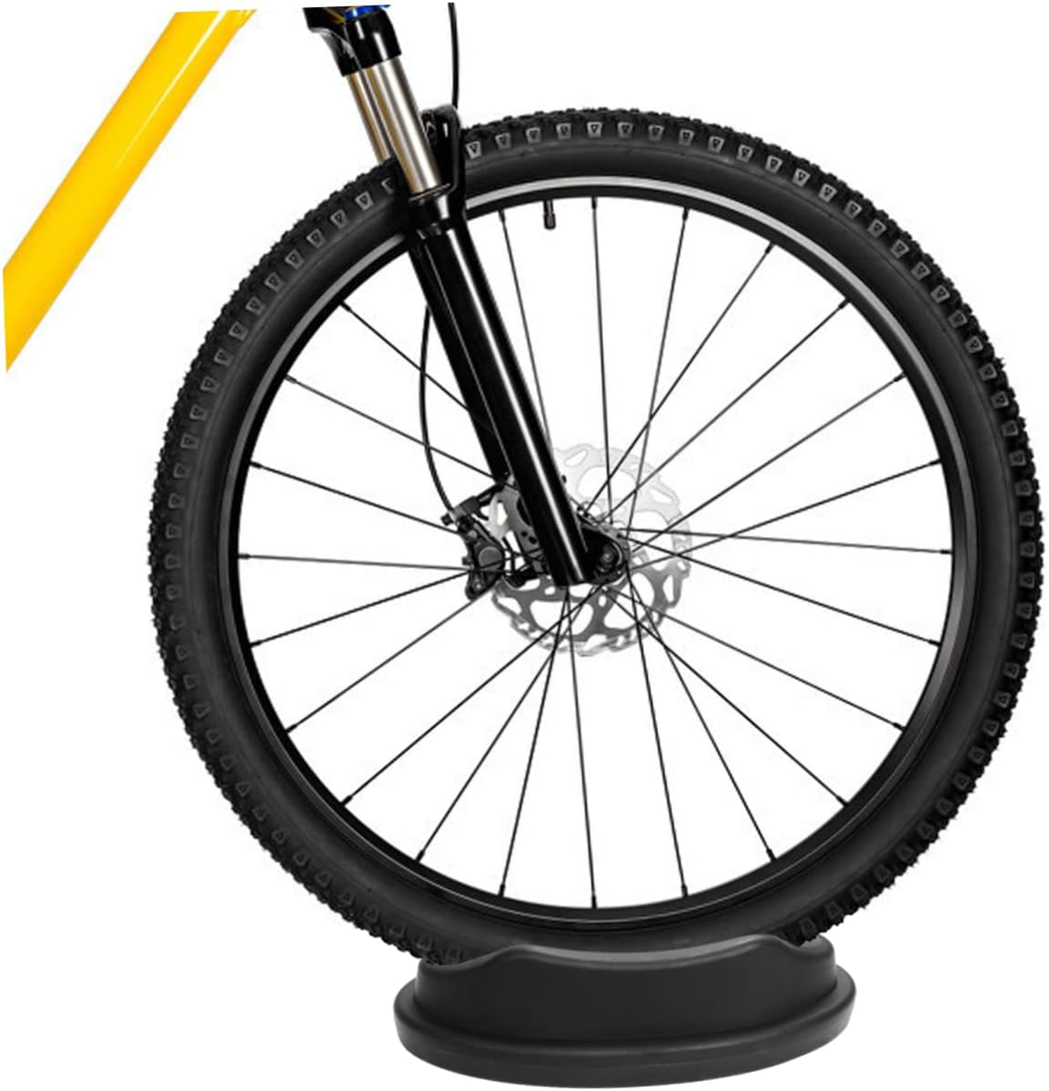 Mikikit Front Wheel Holder Front Wheel Pad Riser Bike Mount Front Wheel Front Wheel Plastic