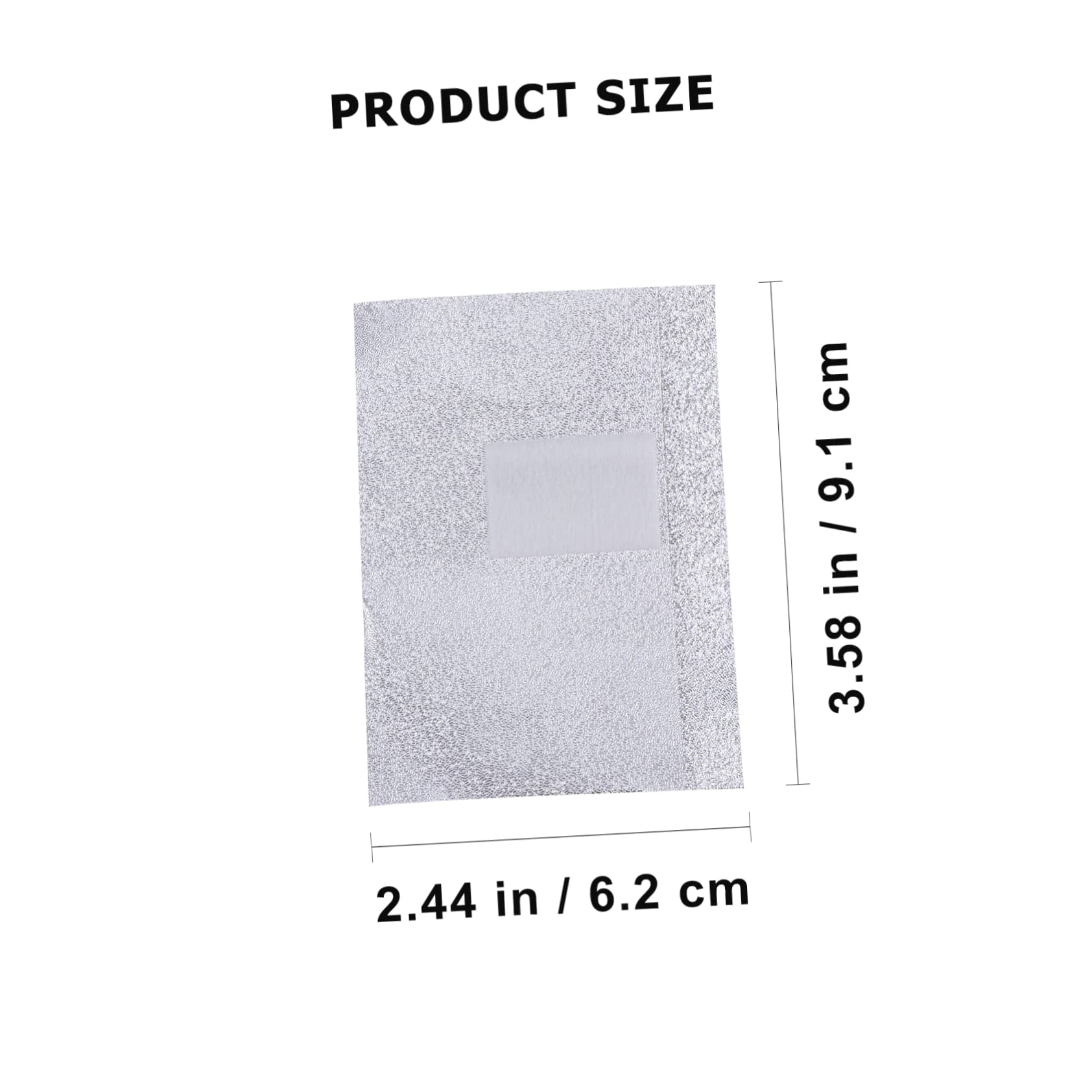 FOMIYES 500pcs Nail Polish Remover Pads Soak off Gel Nail Polish Safe for Home Use