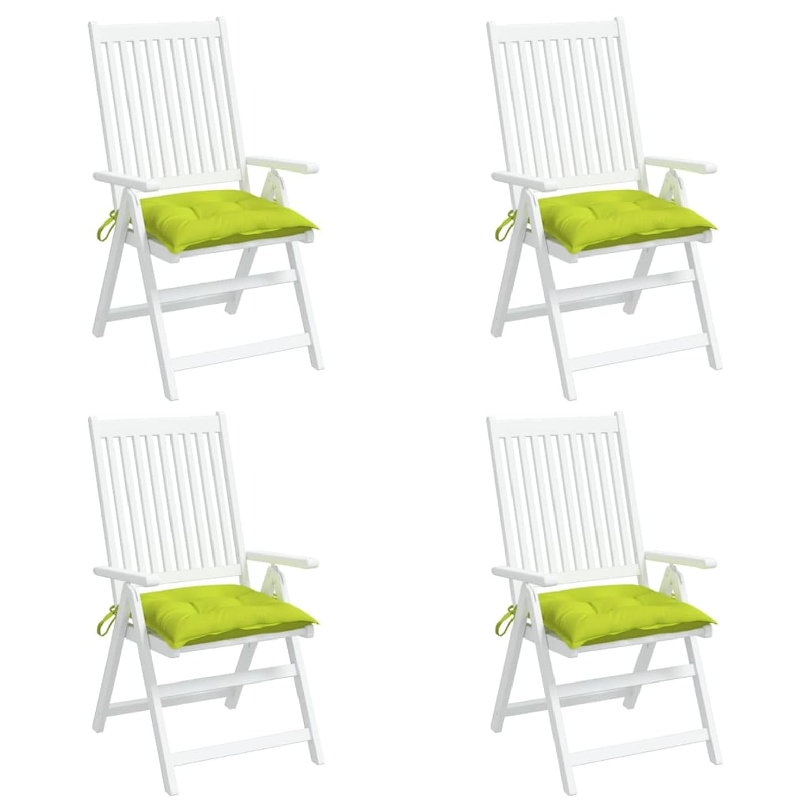 Cojines de palets de jardín 4 uds Tela Oxford Verde 50x50x7 cm, Cojines Exterior Jardin, Cojines para Palets, Cojines Exterior, Cojines Sofa Exterior, Cojines Suelo - 361541