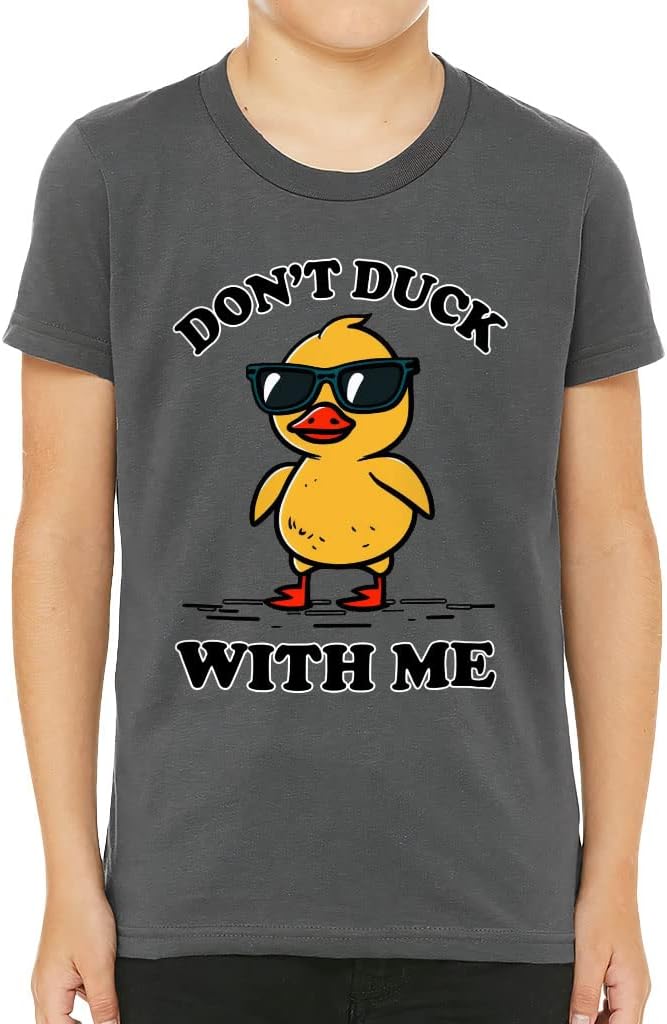 Don't Duck with Me Kids' T-Shirt - Funny T-Shirt - Printed Tee Shirt for Kids