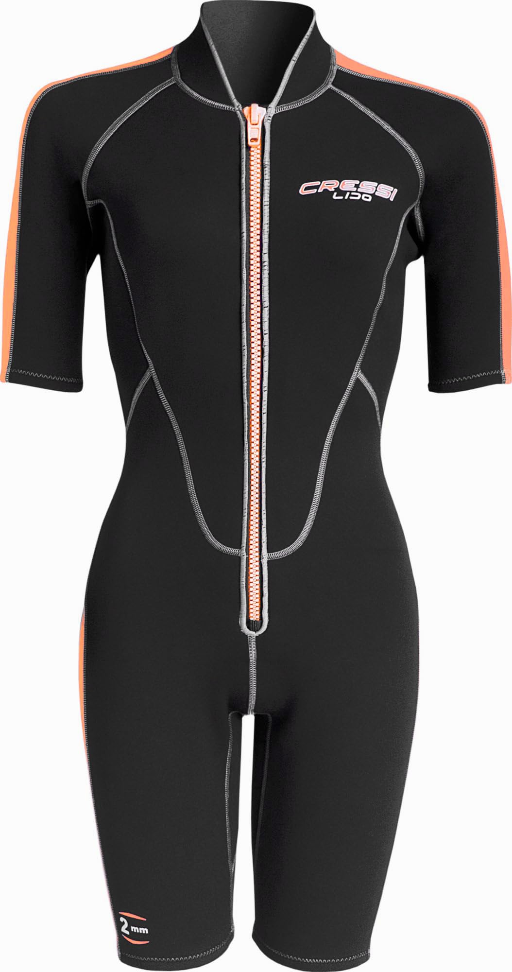 Cressi Lido Lady 2 mm - Combinaison Shorty Néoprène 2 mm pour Femme