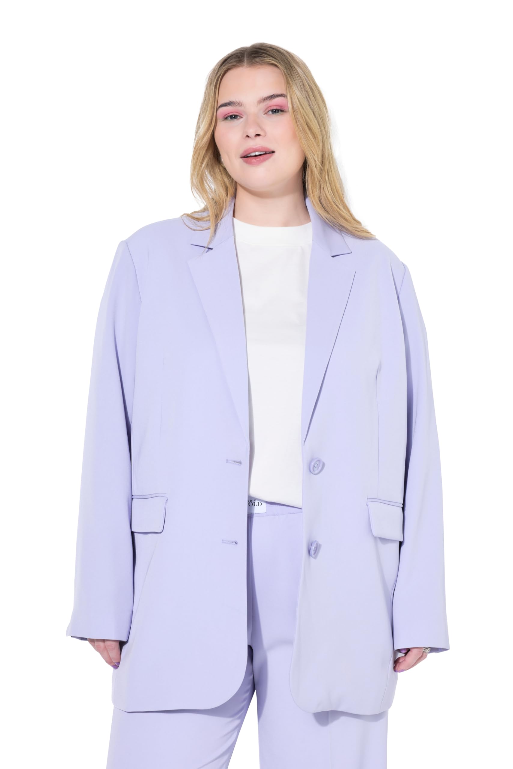 Studio Untold Damen große Größen Übergrößen Plus Size Blazer, Oversize, Label 840826