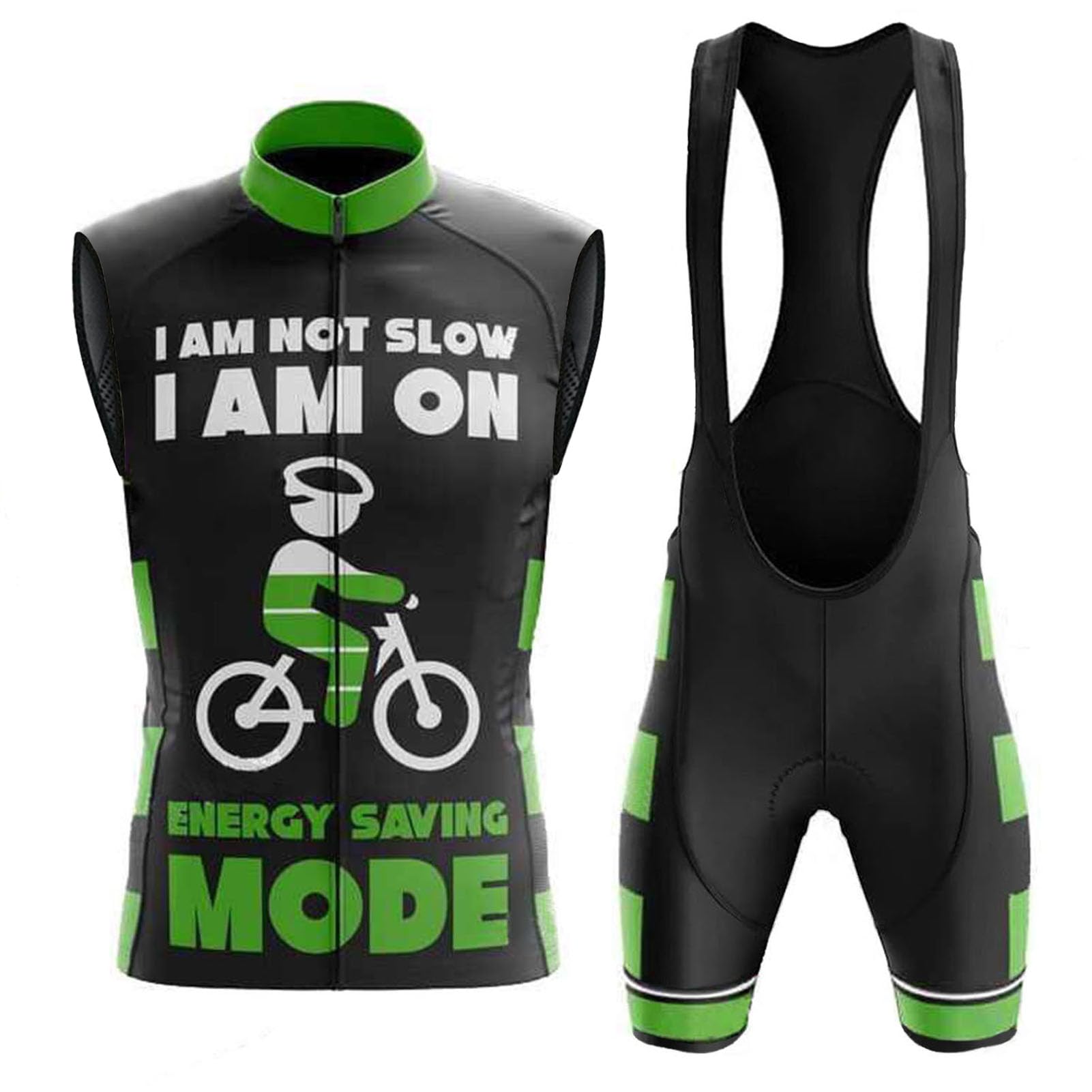 Conjunto Ciclismo Hombre Verano Ropa Ciclista Maillot Bici MTB Sin Mangas
