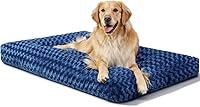 Vista 19 de KSIIA Cama lavable para perro, cama de lujo para perros, cómoda almohadilla antideslizante para mascotas, para razas de perros grandes, jumbo, Gris