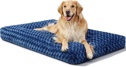 Miniatura 18 de KSIIA - Cama lavable tipo jaula para perro, cómoda almohadilla antideslizante para mascotas, para razas de perros grandes, jumbo, medianos y